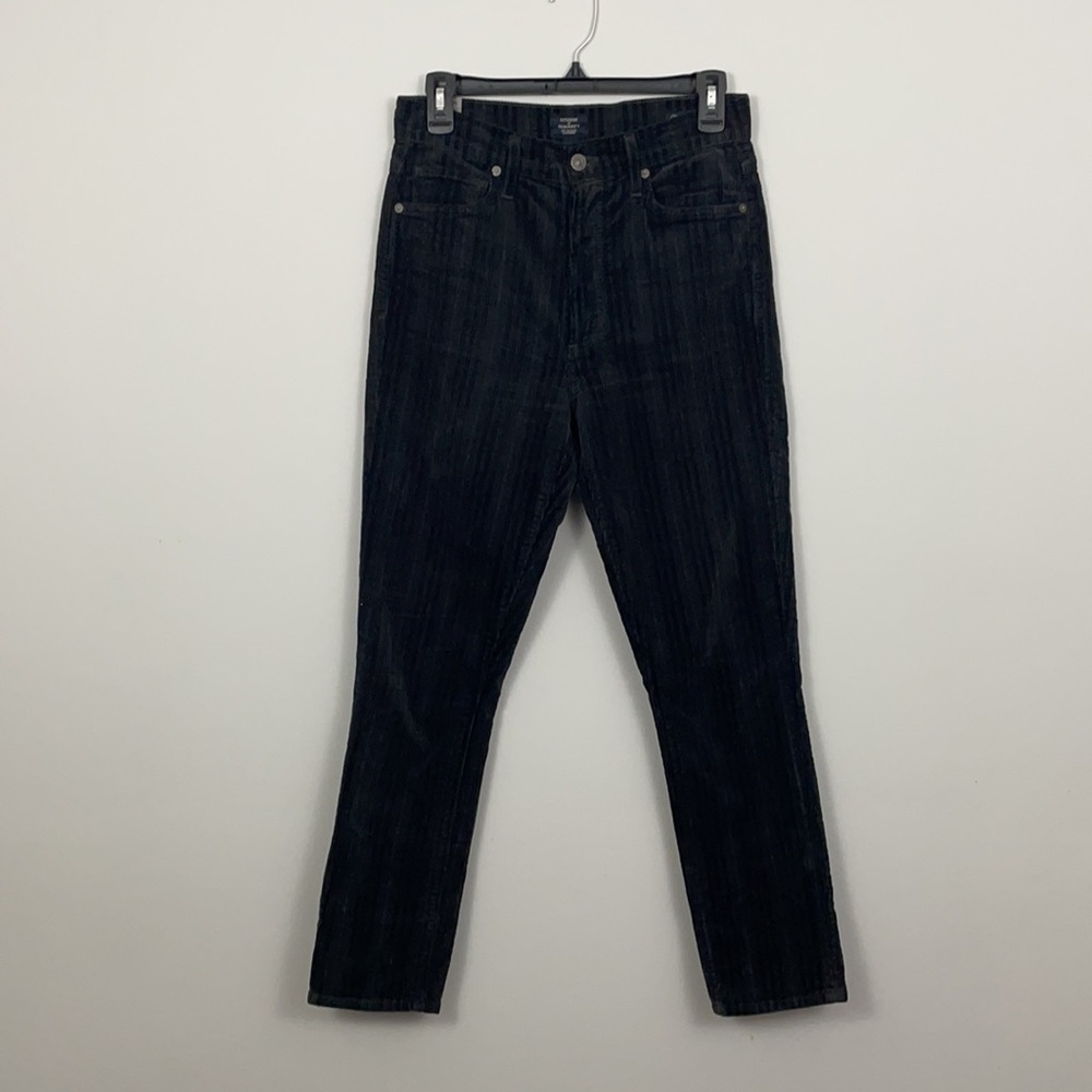 Citizens of Humanity Black Corduroy Olivia High Rise Ankle Size 26 🖤 - Picture 9 of 11